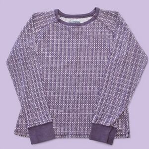 CABELAS Womens Long‎ Sleeve Shirt Waffle Knit Base Layer Thermal Size Medium